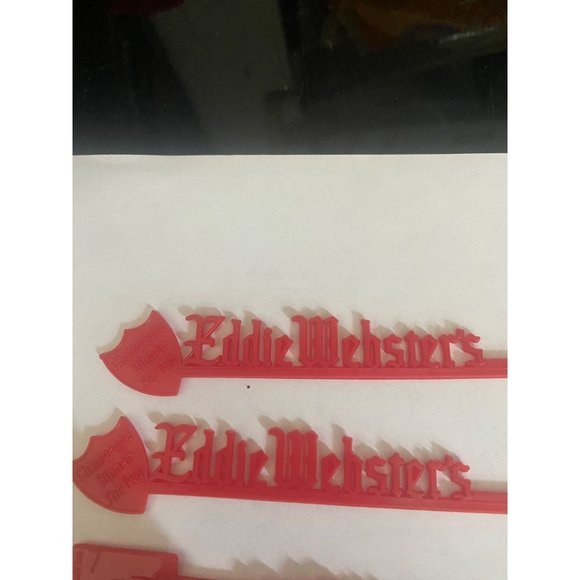 Eddie Masters and Newport Red Vintage Lot of 5 Swizzle‎ Sticks - Picture 4 of 6